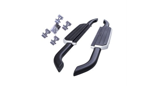 Aftermarket Fixed Side Step - VPLEP0391 - Silver With Logo (90)