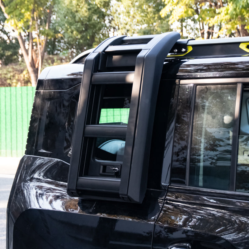 Jetour T2 Rear Ladder - Defender Design (Black)