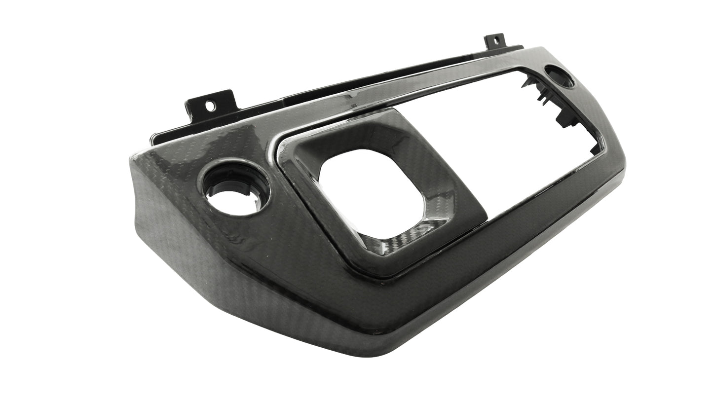 CARBON FIBER GEAR SHIFTER SURROUND TRIM