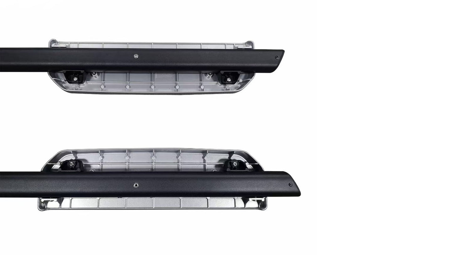 AFTERMARKET FIXED SIDE STEP - VPLEP0392SLLG - BLACK/SILVER WITH LOGO