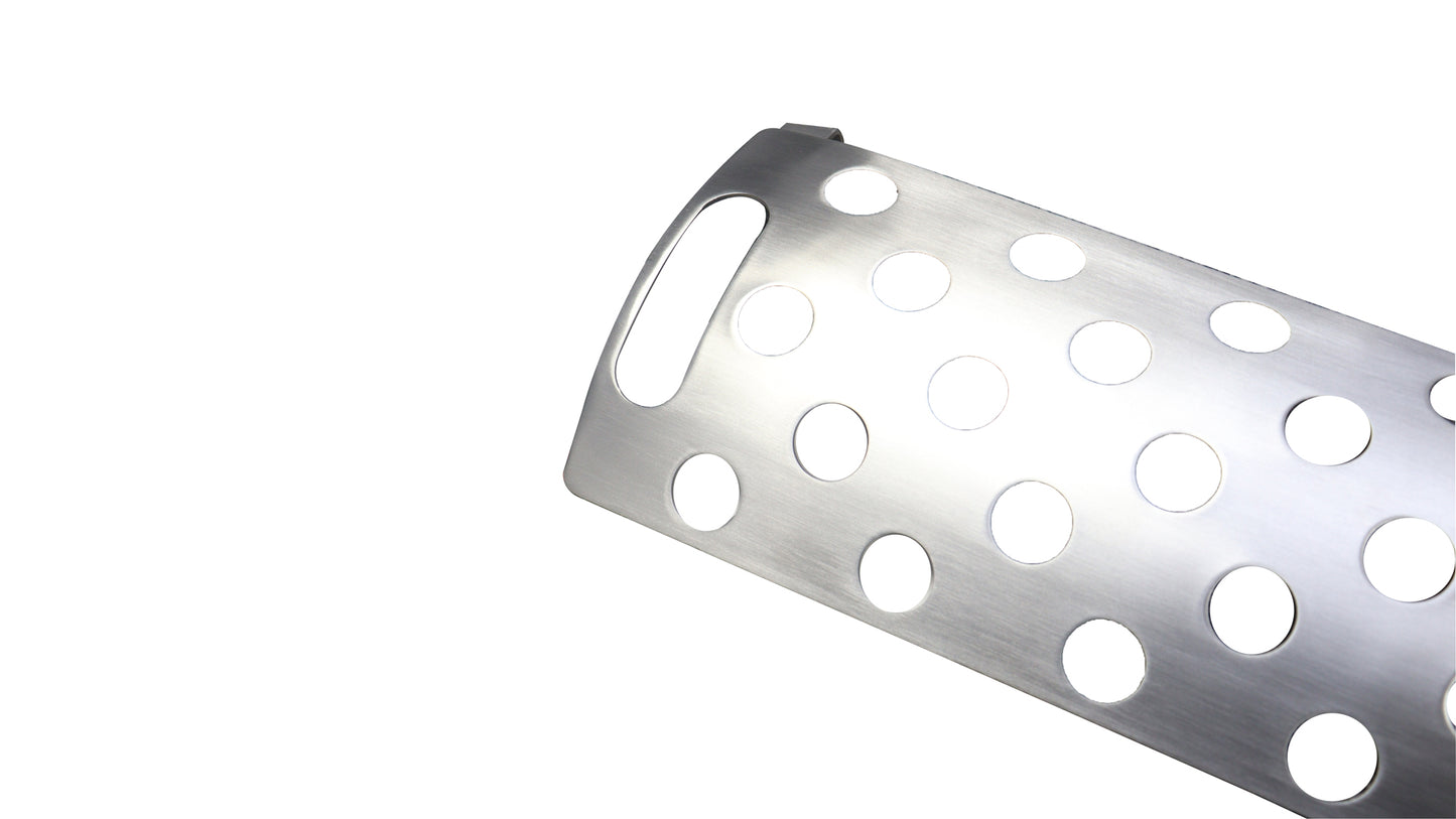 EXHAUST PIPE SET WITH SUPPORT BRACKET - SILVER