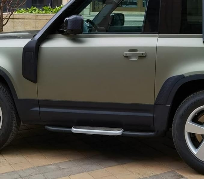 FIXED SIDE STEP - VPLEP0391 - SILVER WITH LOGO