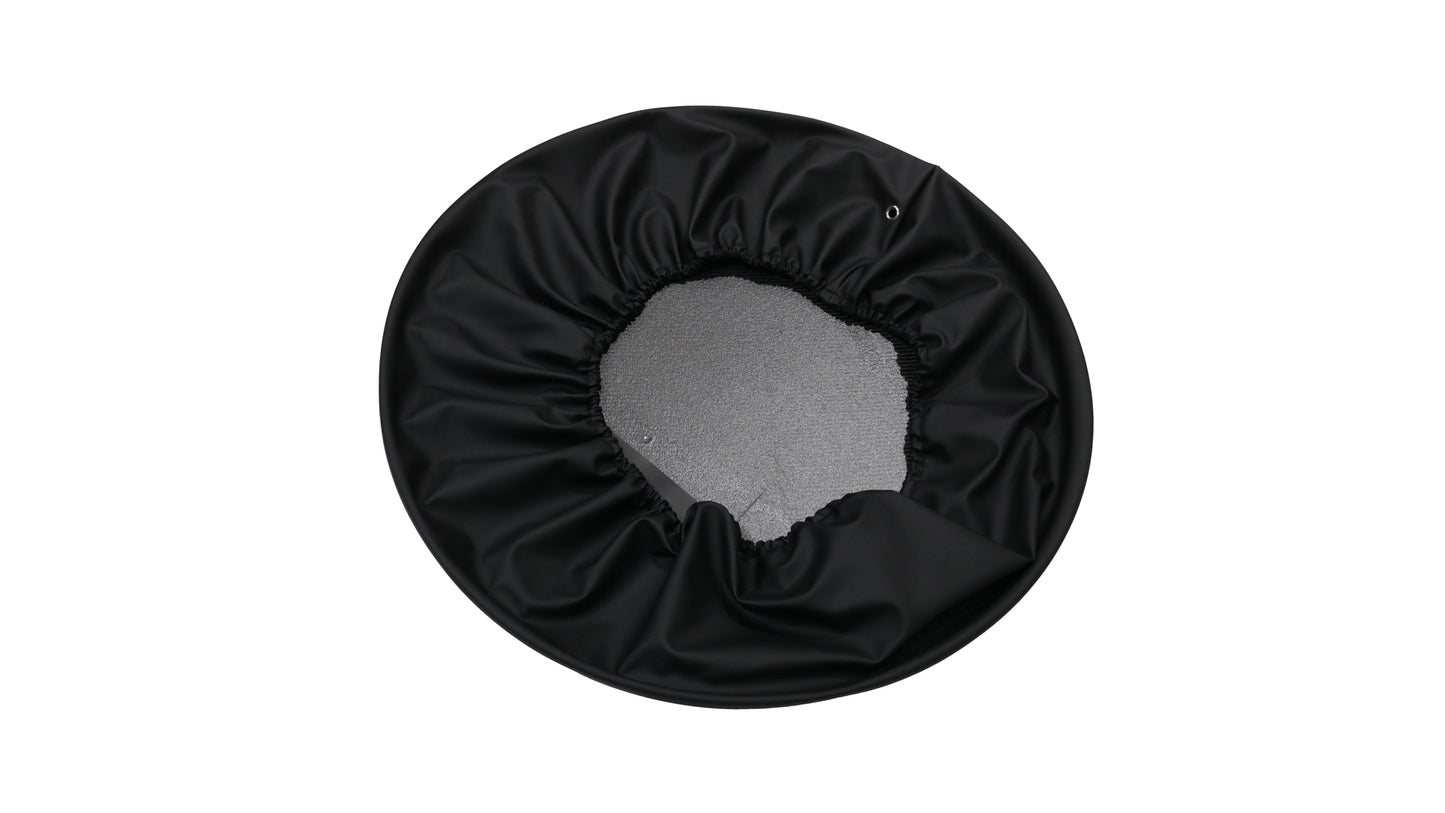 CARBON FIBER SPARE WHEEL COVER - VPLEW0143 - GLOSSY BLACK