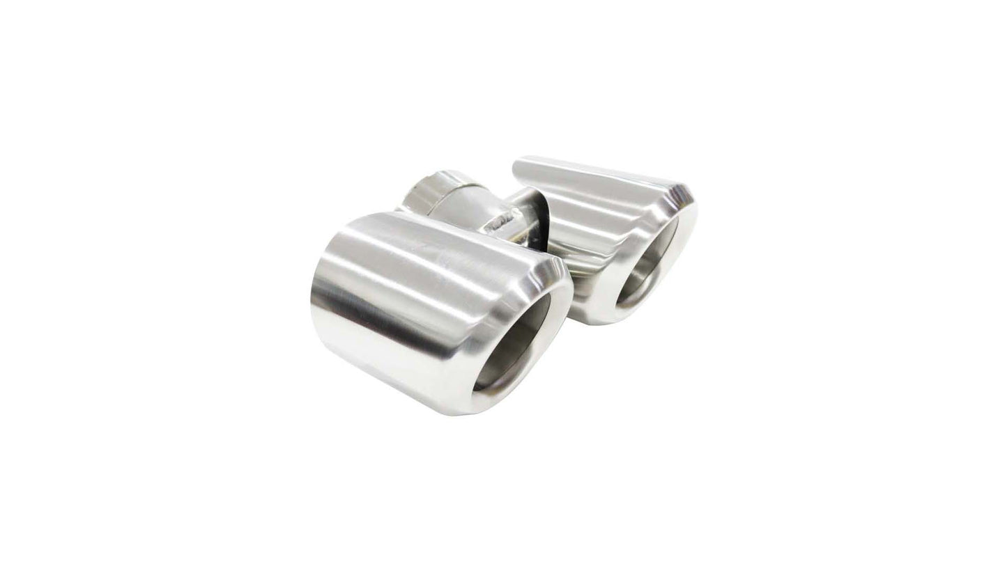 EXHAUST PIPE SET - SILVER