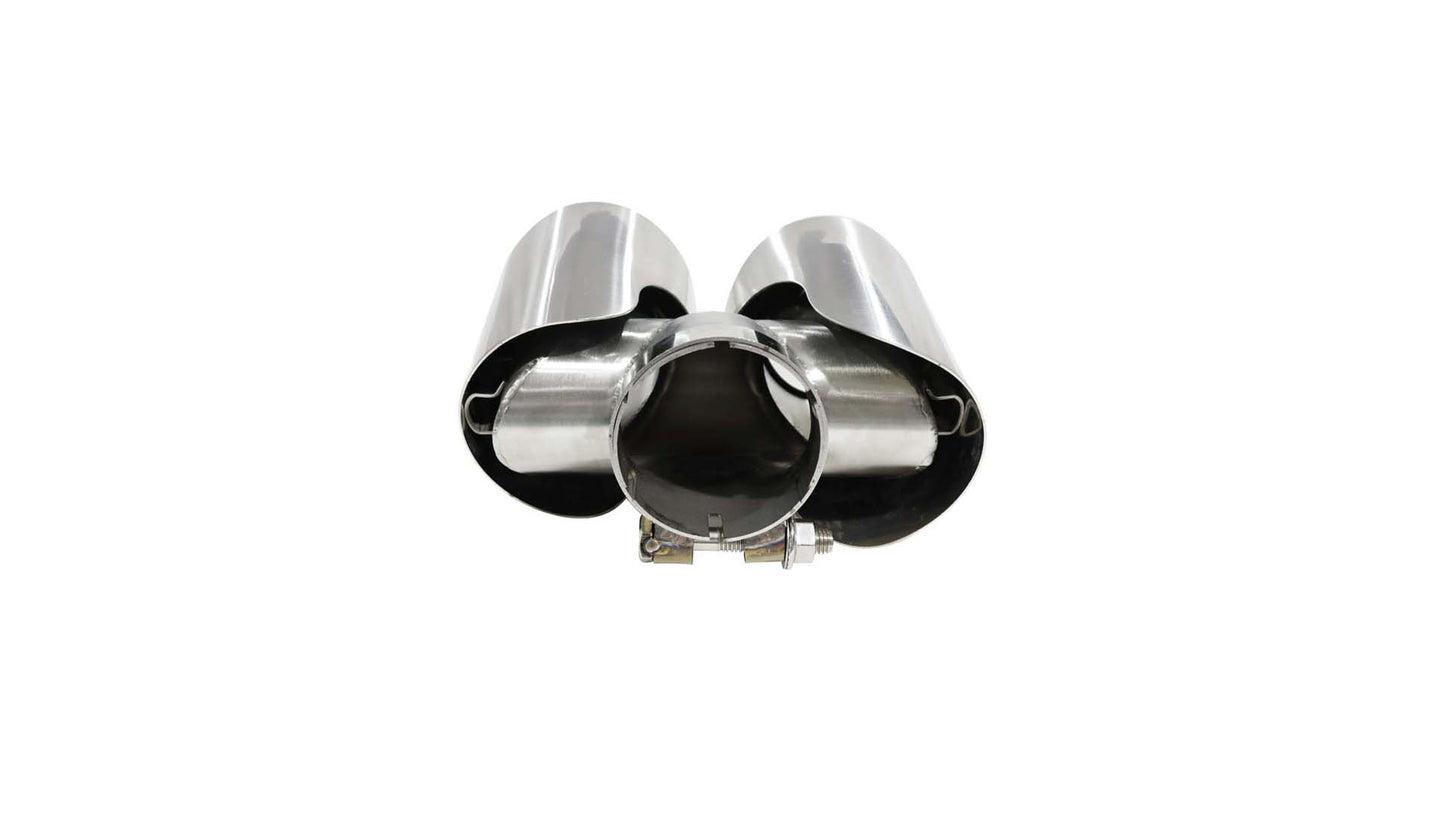 EXHAUST PIPE SET - SILVER