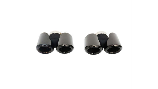 Aftermarket Exhaust Pipe Set - BLACK (V6 To V8 Design)