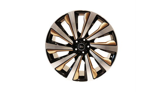 23 INCH RANGE ROVER SV ALLOY WHEEL - LR166714 - GOLD & CHROME