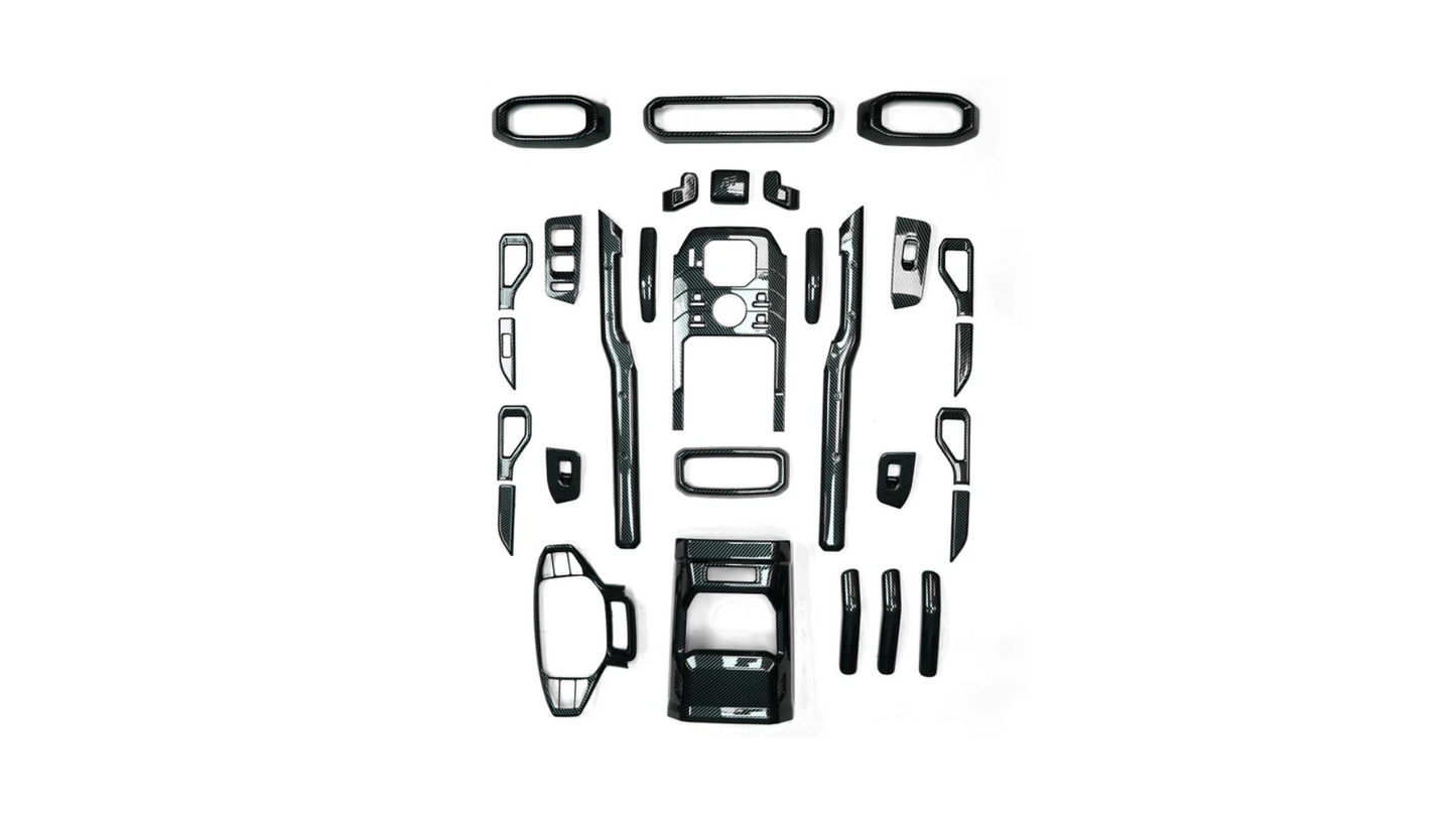 Jetour T2 Interior Kit - Carbon Fiber Style