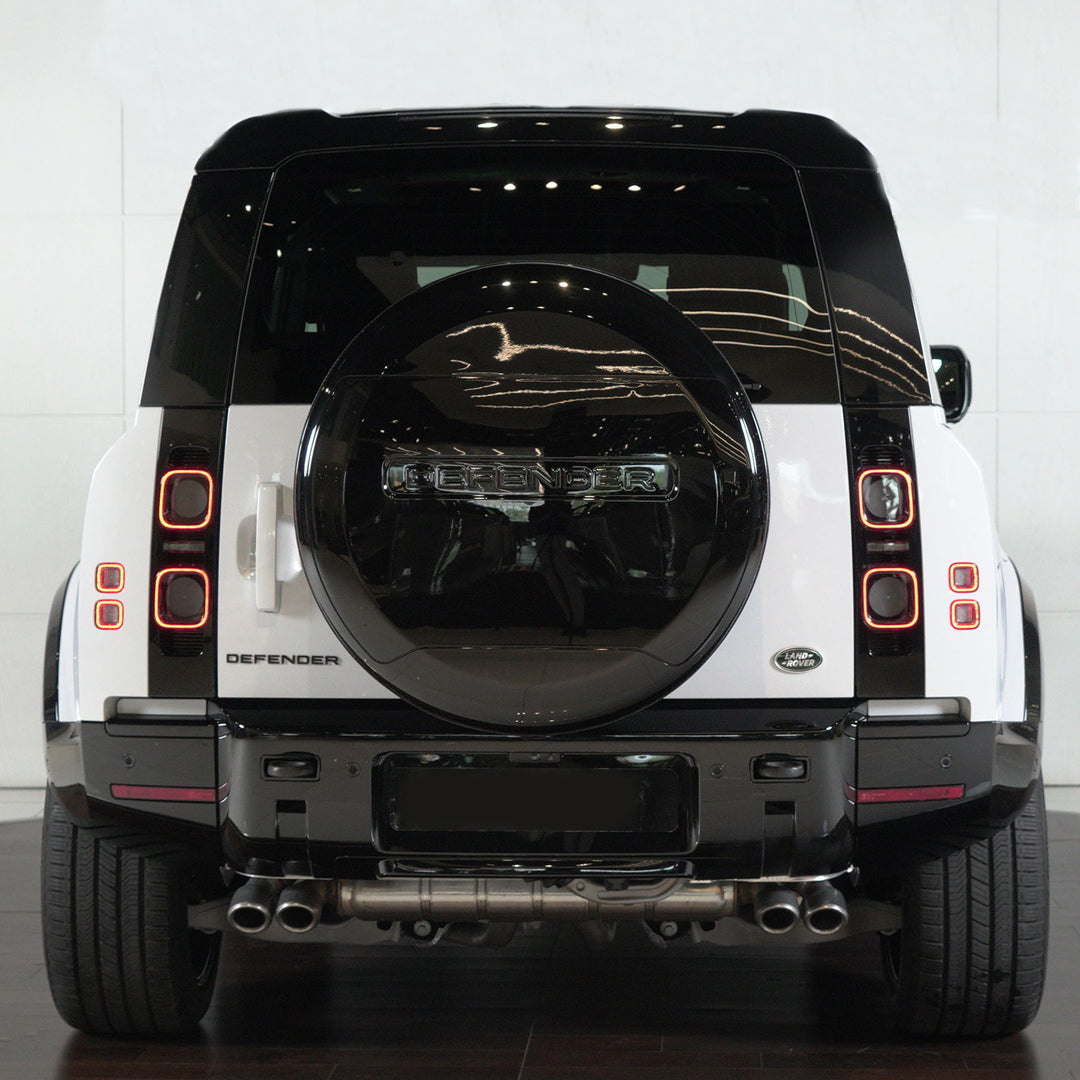 Aftermarket Spare Wheel Cover - Black with Logo- VPLEW0157