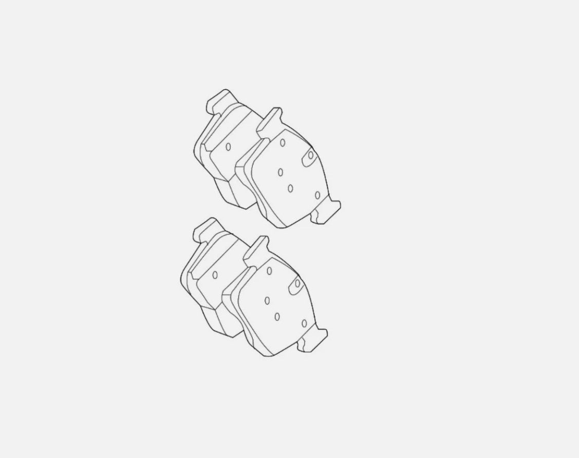 LZSFP000250 Rear Brake Pad ZRT for Land Rover