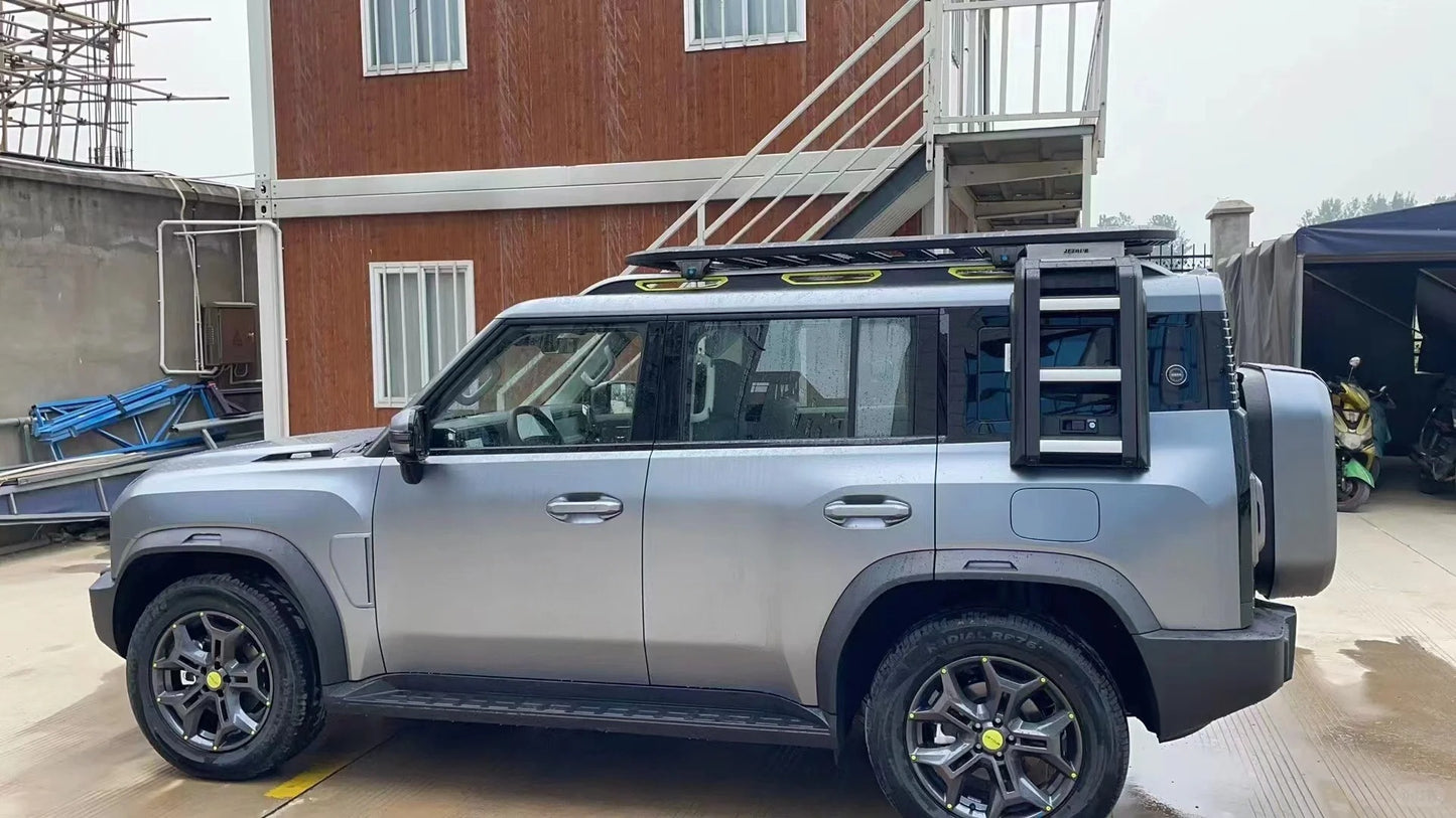 Jetour T2 Rear Ladder - Defender Design (Silver)