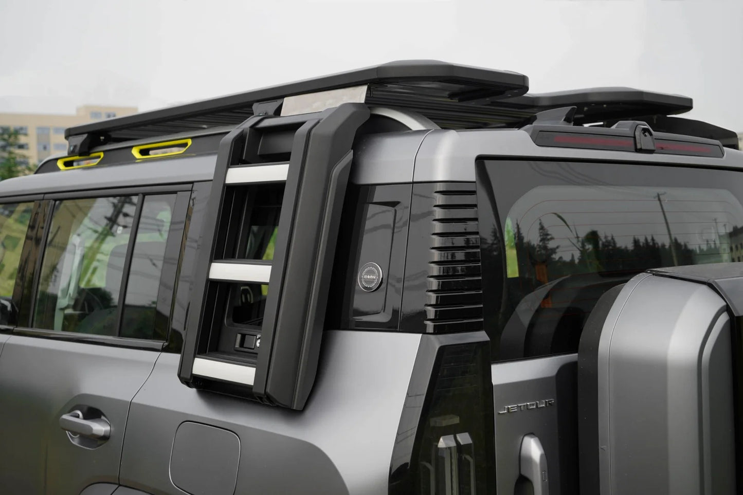 Jetour T2 Rear Ladder - Defender Design (Silver)