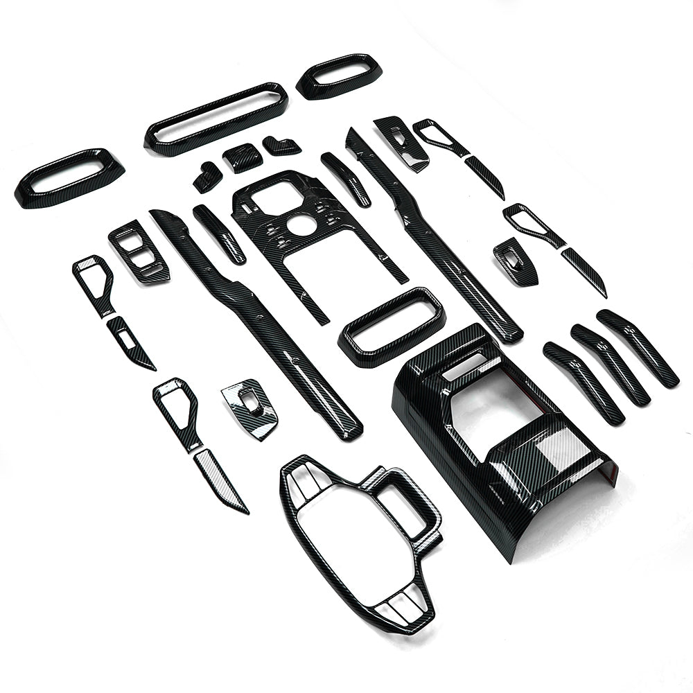 Jetour T2 Interior Kit - Carbon Fiber Style