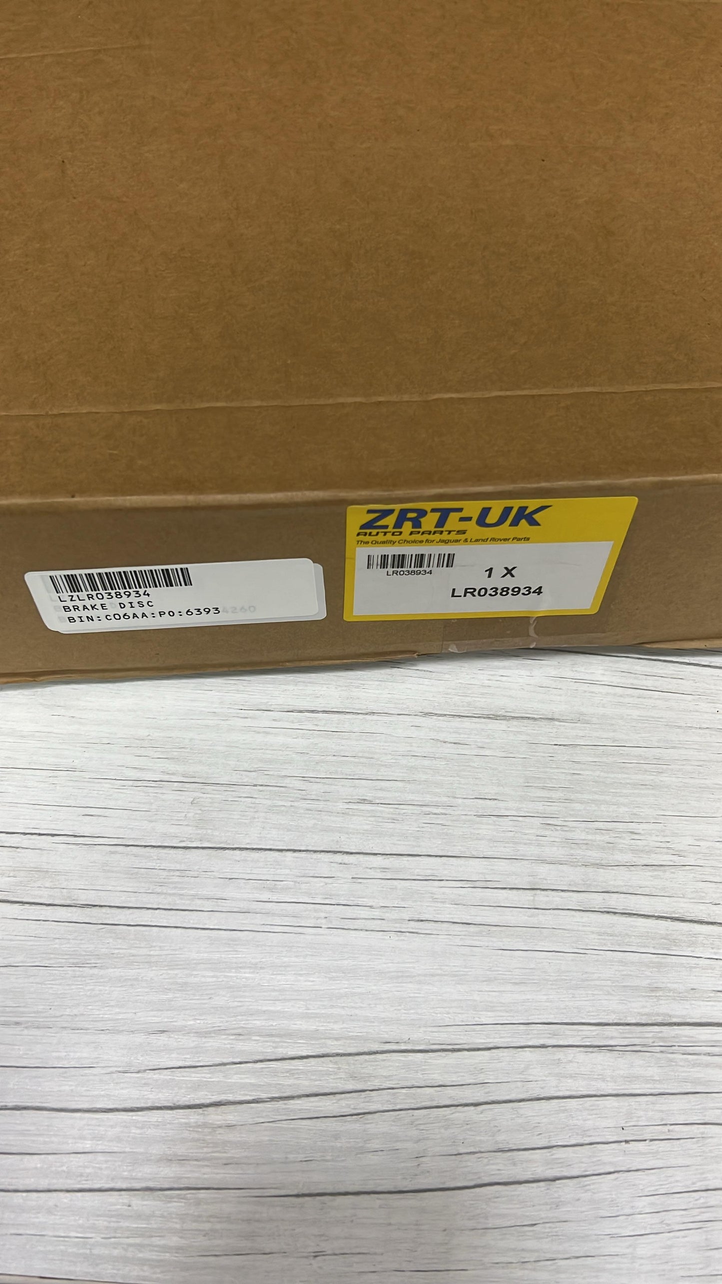 LZLR038934 Front Brake Disc ZRT for Land Rover