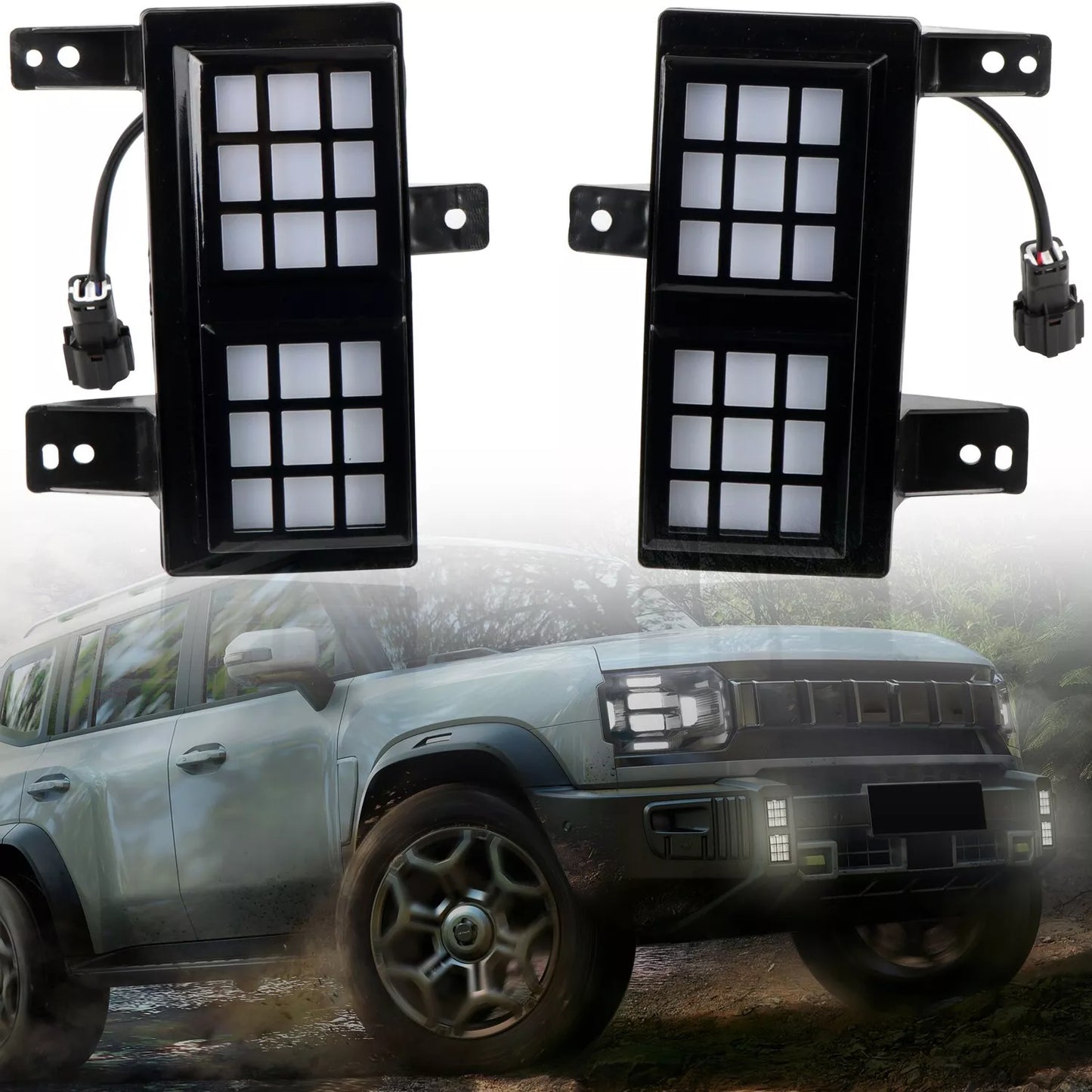 Jetour T2 Led Fog light with DRL (Set)