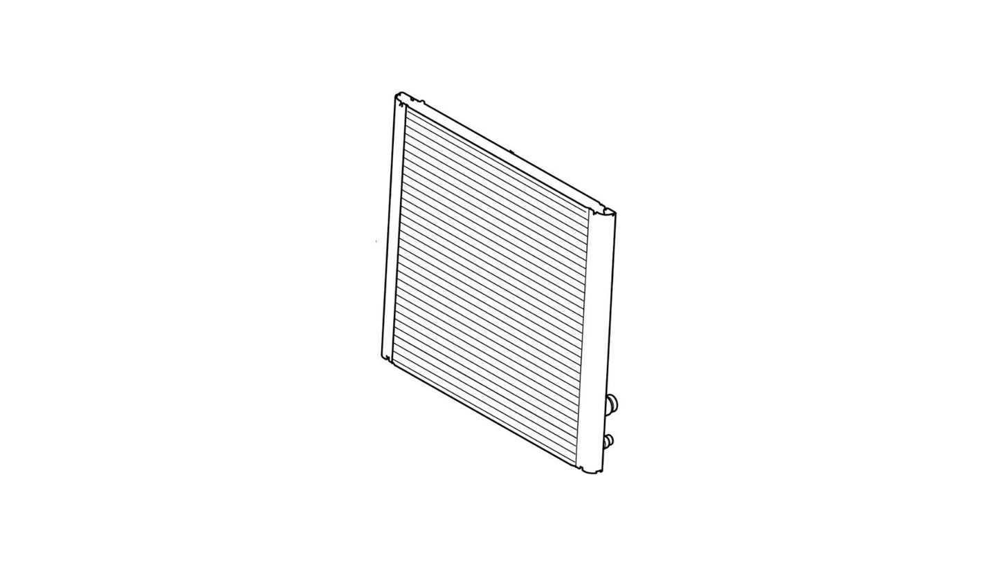 Aftermarket HELLA HLPCC000850 Radiator for Range Rover Vogue 2002-2005
