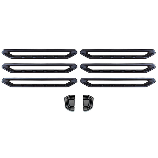 JETOUR Black Roof Travel Rack Luggage Decor Strip Frame + HOOKS For T2 ( 8 pcs )