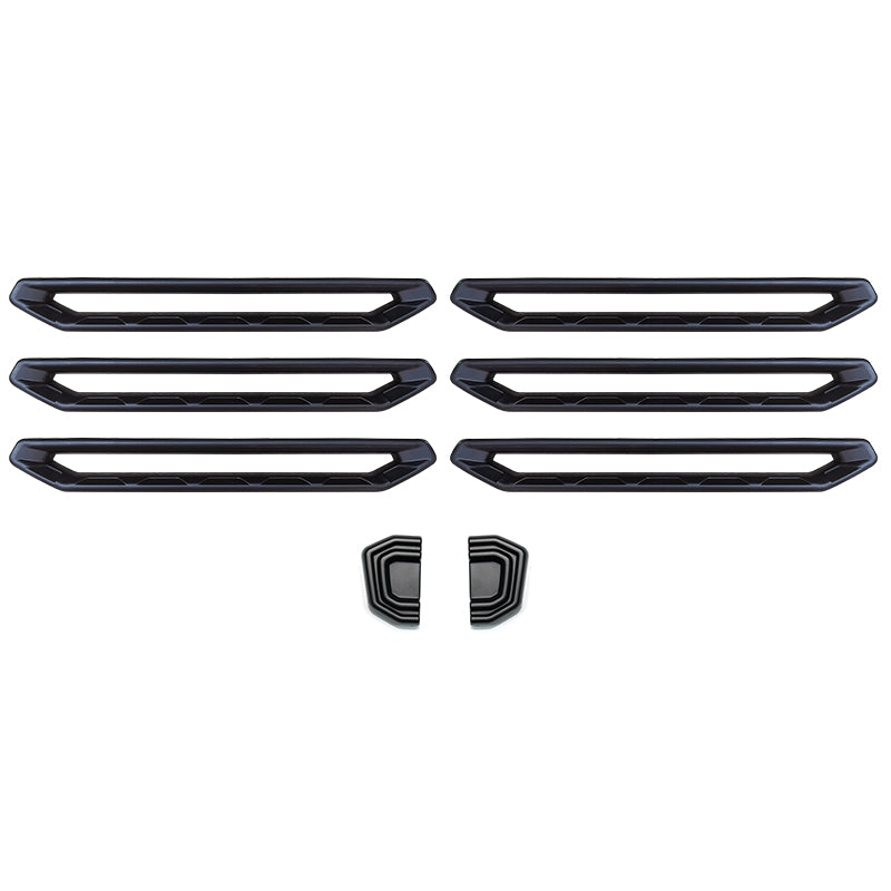 JETOUR Black Roof Travel Rack Luggage Decor Strip Frame + HOOKS For T2