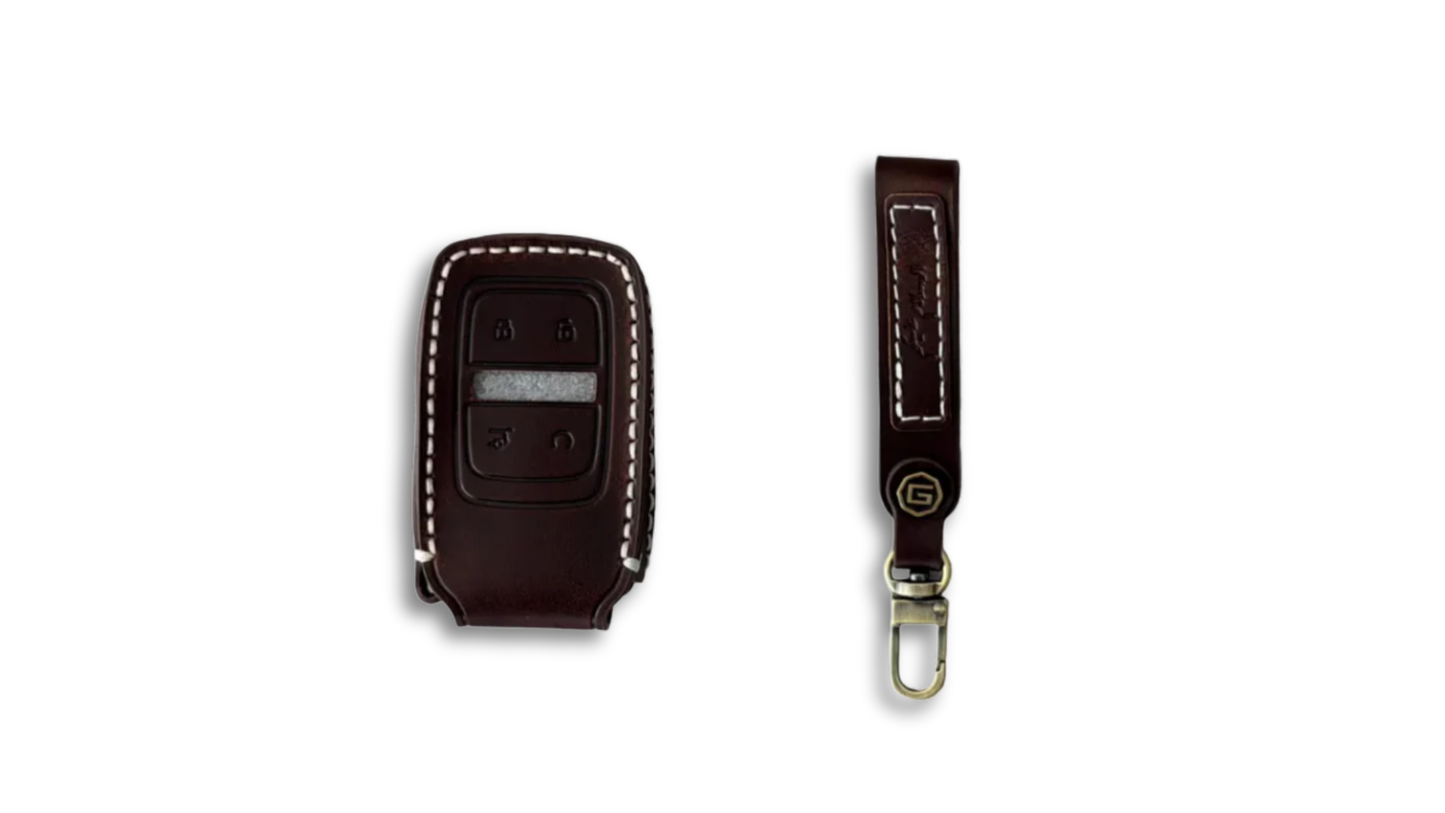 Jetour G700 Key Cover Lather - BROWN