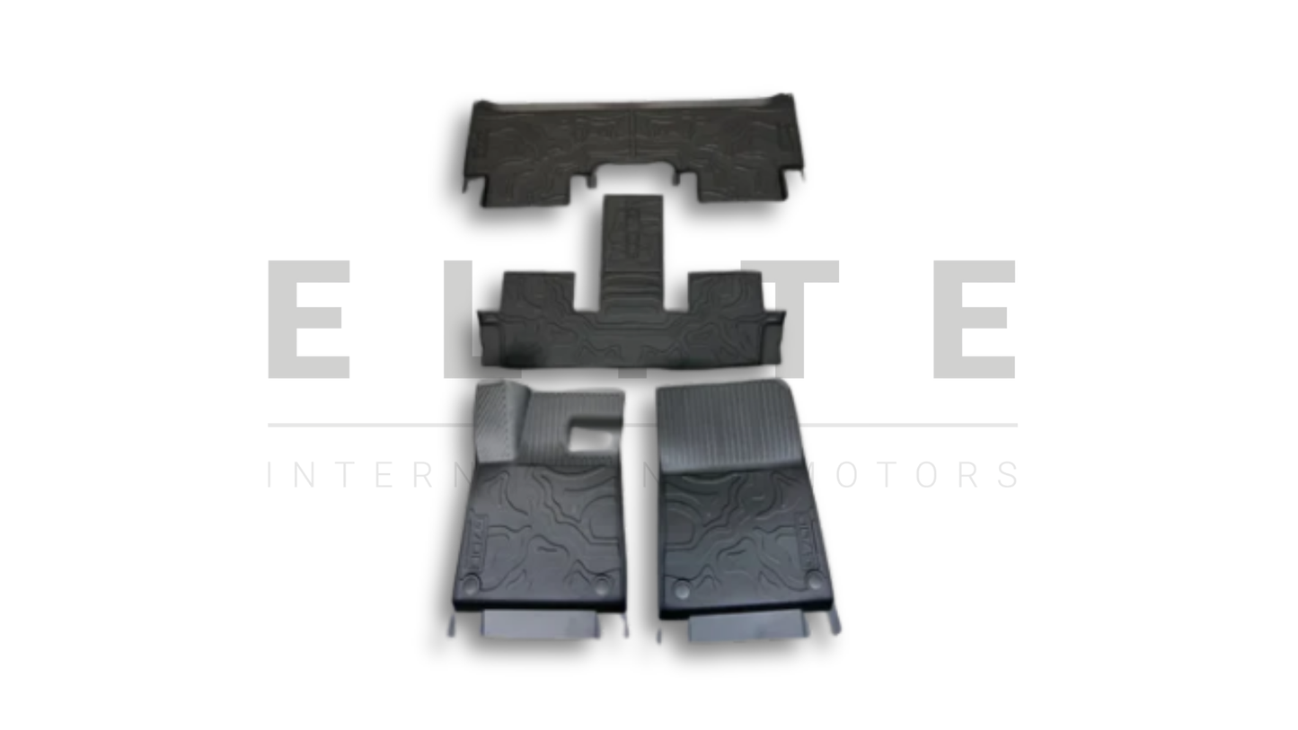 Jetour G700 Floor Mats (Rubber) 6 Seats LUXURY