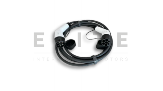 EV Charging Cable - 22kW 32A Type 2, 5m Portable
