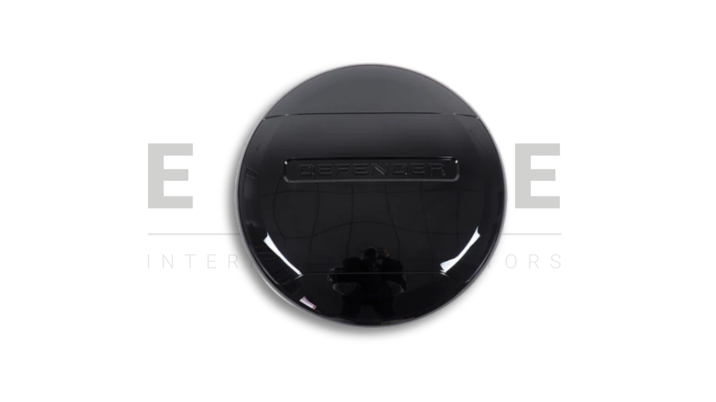 Aftermarket Spare Wheel Cover - Black with Logo- VPLEW0157