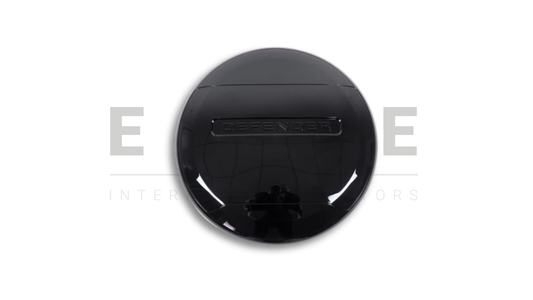 Aftermarket Spare Wheel Cover - Black with Logo- VPLEW0157