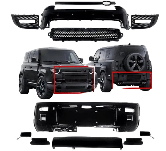 Defender Gloss Black Body Kits