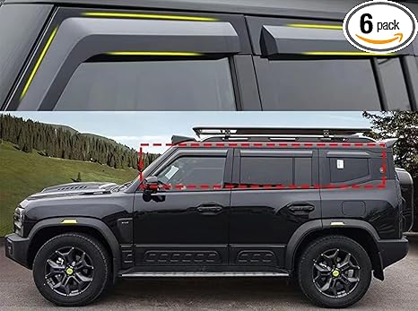 Jetour T2 Window Visors Rain