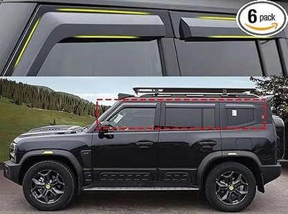 Jetour T2 Window Visors Rain