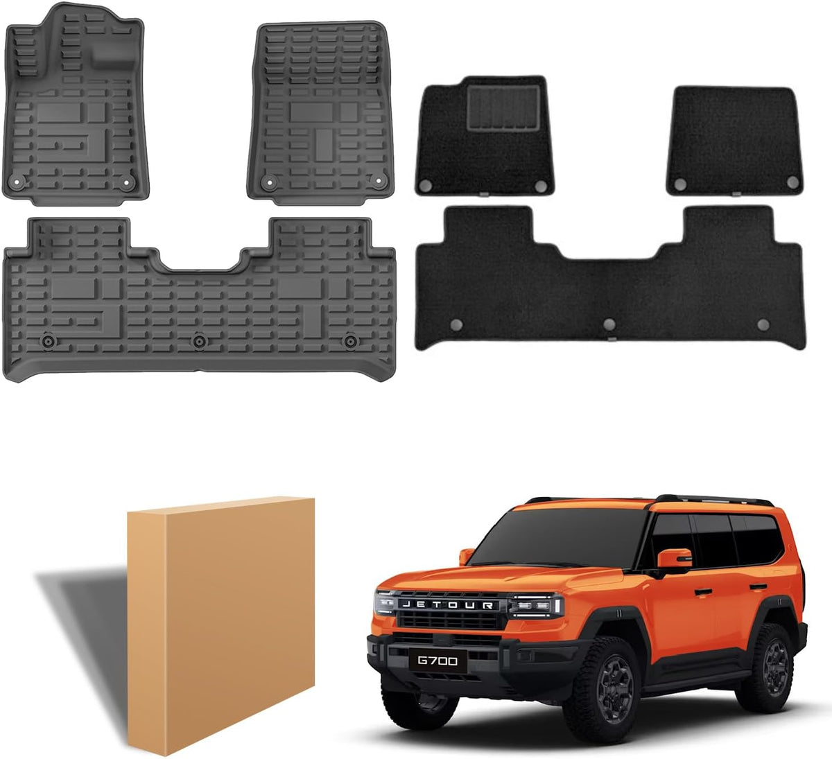 Jetour G700 Floor Mat 5 Seat Double Layer