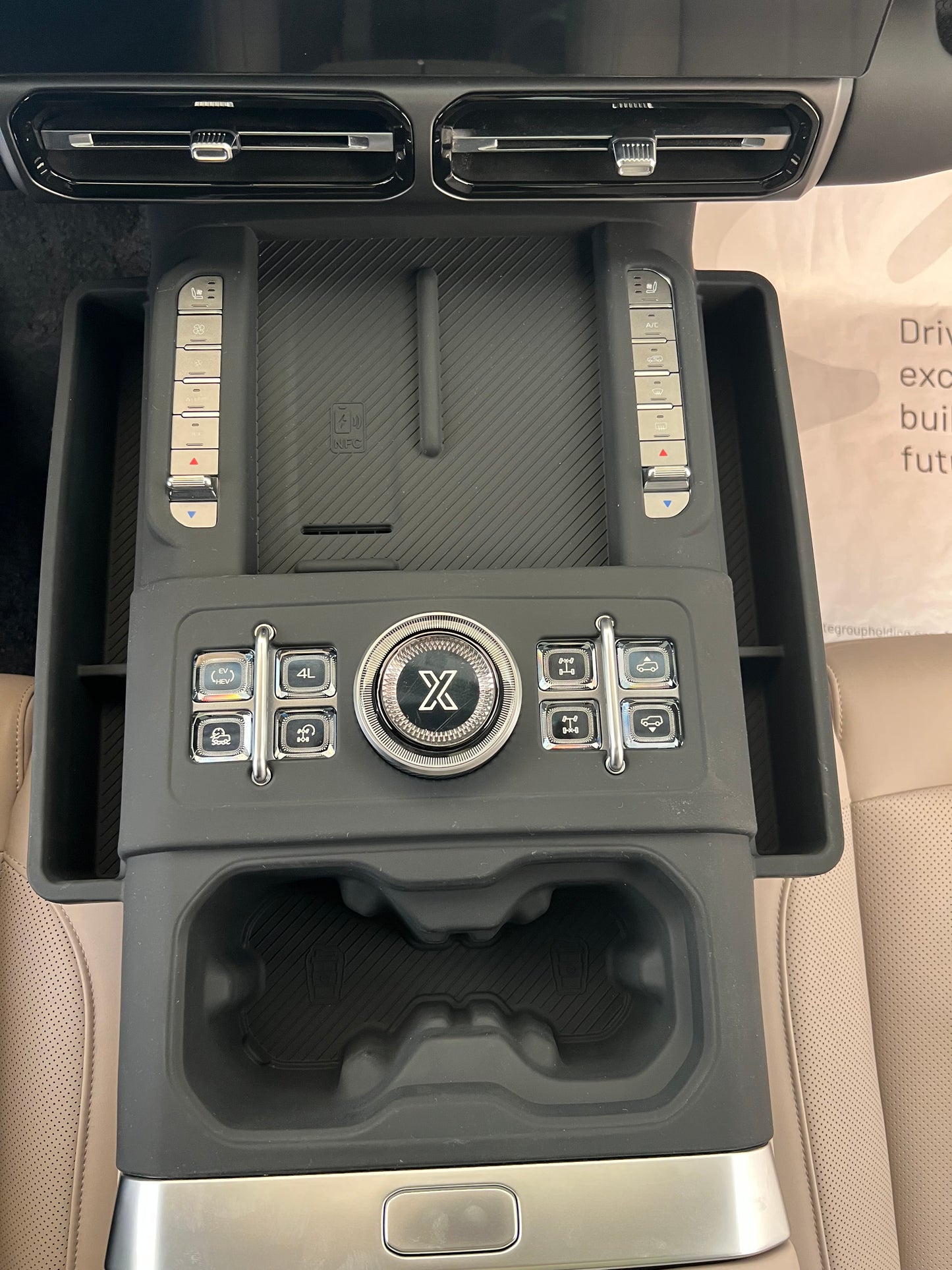 Jetour G700 Central Console Black