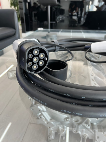 22kW 32A Type 2 EV Charging Cable, 5M Portable Type 2 EV Charger Cable