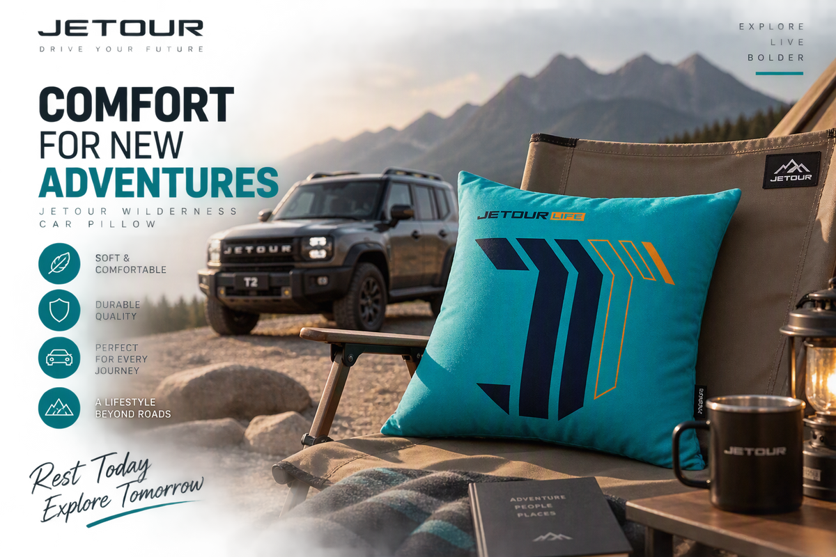 JETOUR GREEN WILDERNESS CAR PILLOW