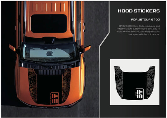 Jetour G700 Hood Sticker
