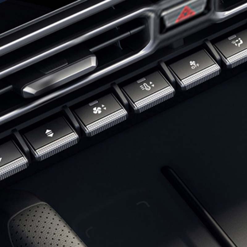 Jetour T2 Center Console Physical Button