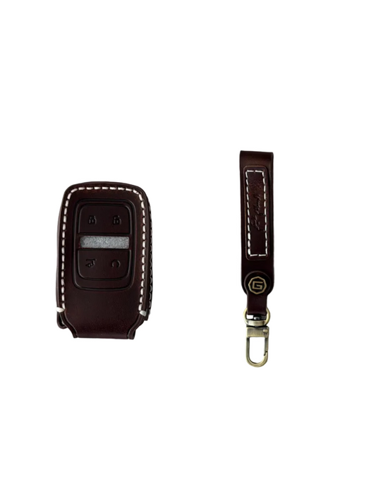 Jetour G700 Key Cover Lather - BROWN