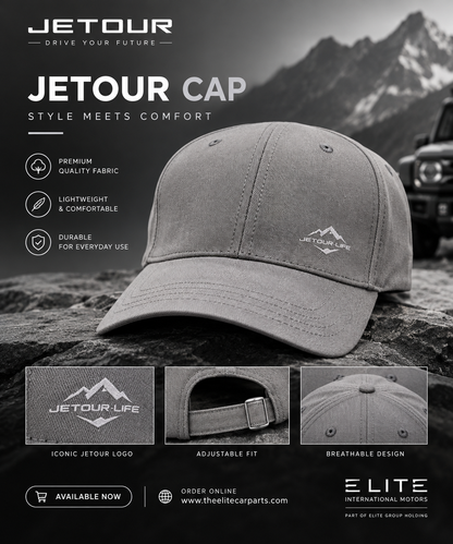 EXPLORER-TOUR THEMED BASEBALL CAP-GREY
