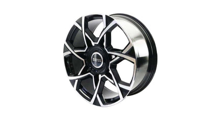 23 INCH LAND ROVER ALLOY WHEEL - GLOSSY BLACK & CHROME