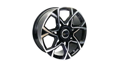 23 INCH LAND ROVER ALLOY WHEEL - GLOSSY BLACK & CHROME