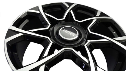 23 INCH LAND ROVER ALLOY WHEEL - GLOSSY BLACK & CHROME