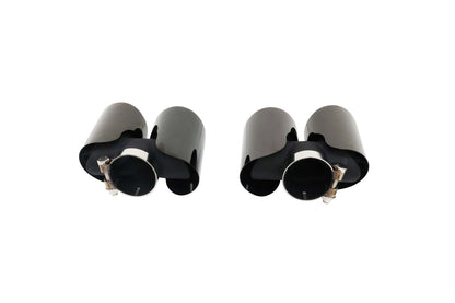 EXHAUST PIPE SET - BLACK