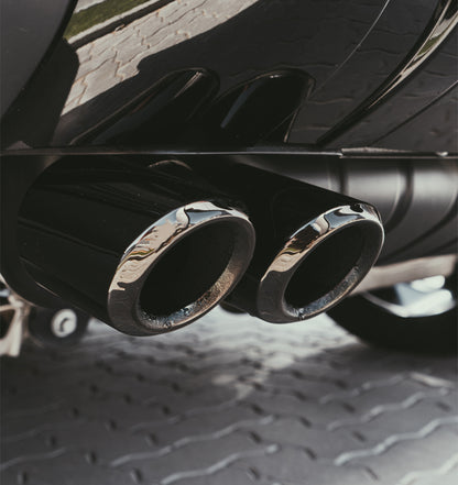 EXHAUST PIPE SET - BLACK