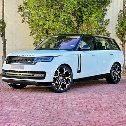 23 INCH LAND ROVER ALLOY WHEEL - GLOSSY BLACK & CHROME