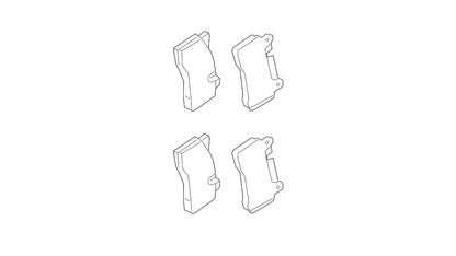 BRAKE PADS ZRLR114004