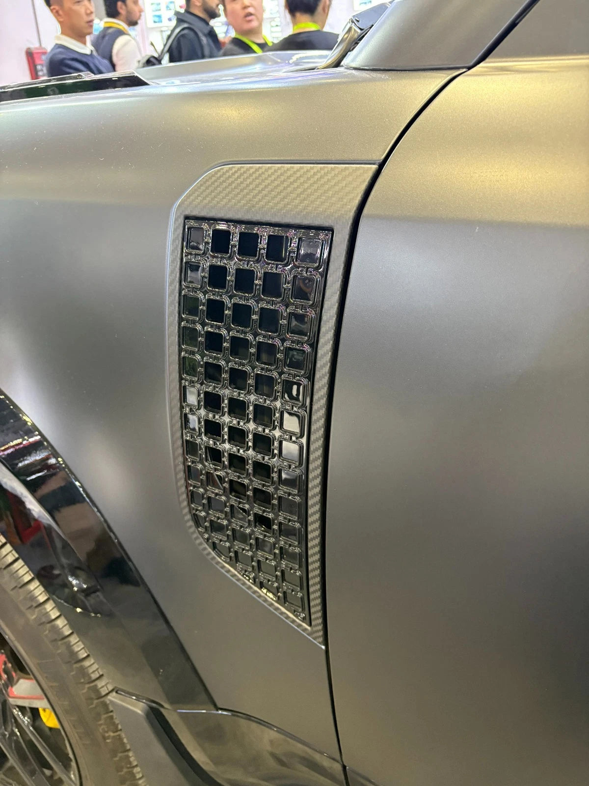 Side Vent  For Defender Octa 2025 2026 Black