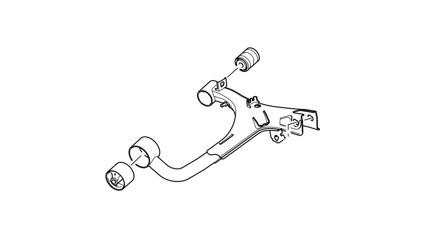 Aftermarket ZRT LZLR010527 Rear Upper Arm LH for LR3 LR4 Sport 2005-2016
